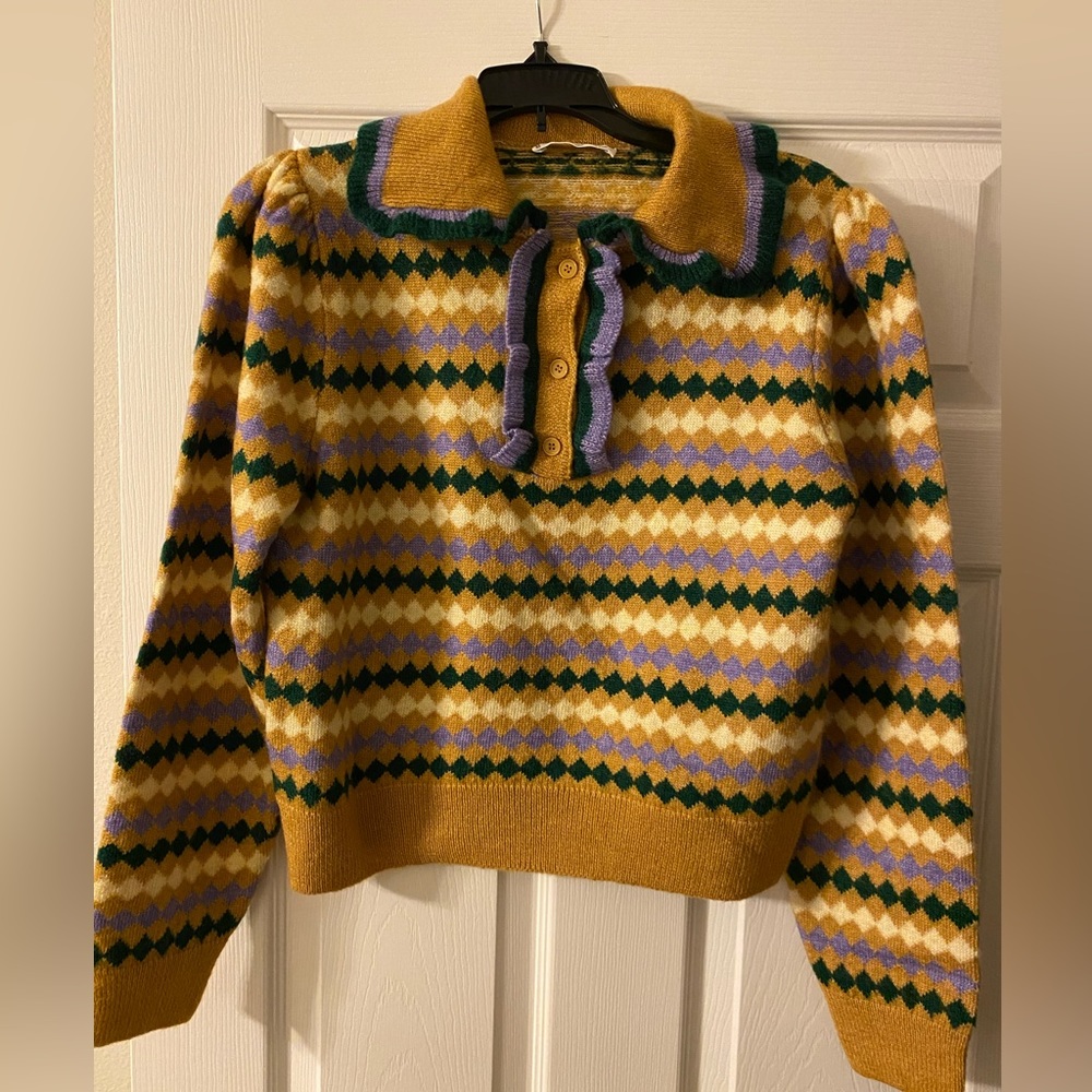 Mango printed sweater